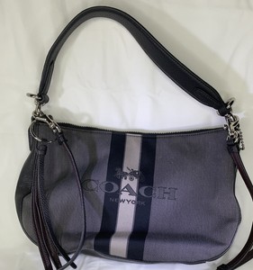 coach horse and carriage jacquard sutton crossbody
