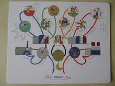 PINS PIN JEUX OLYMPIQUES JO PARIS 2024 SAMSUNG PLAQUE OFFICIELLE VIDE - NEUF !!!