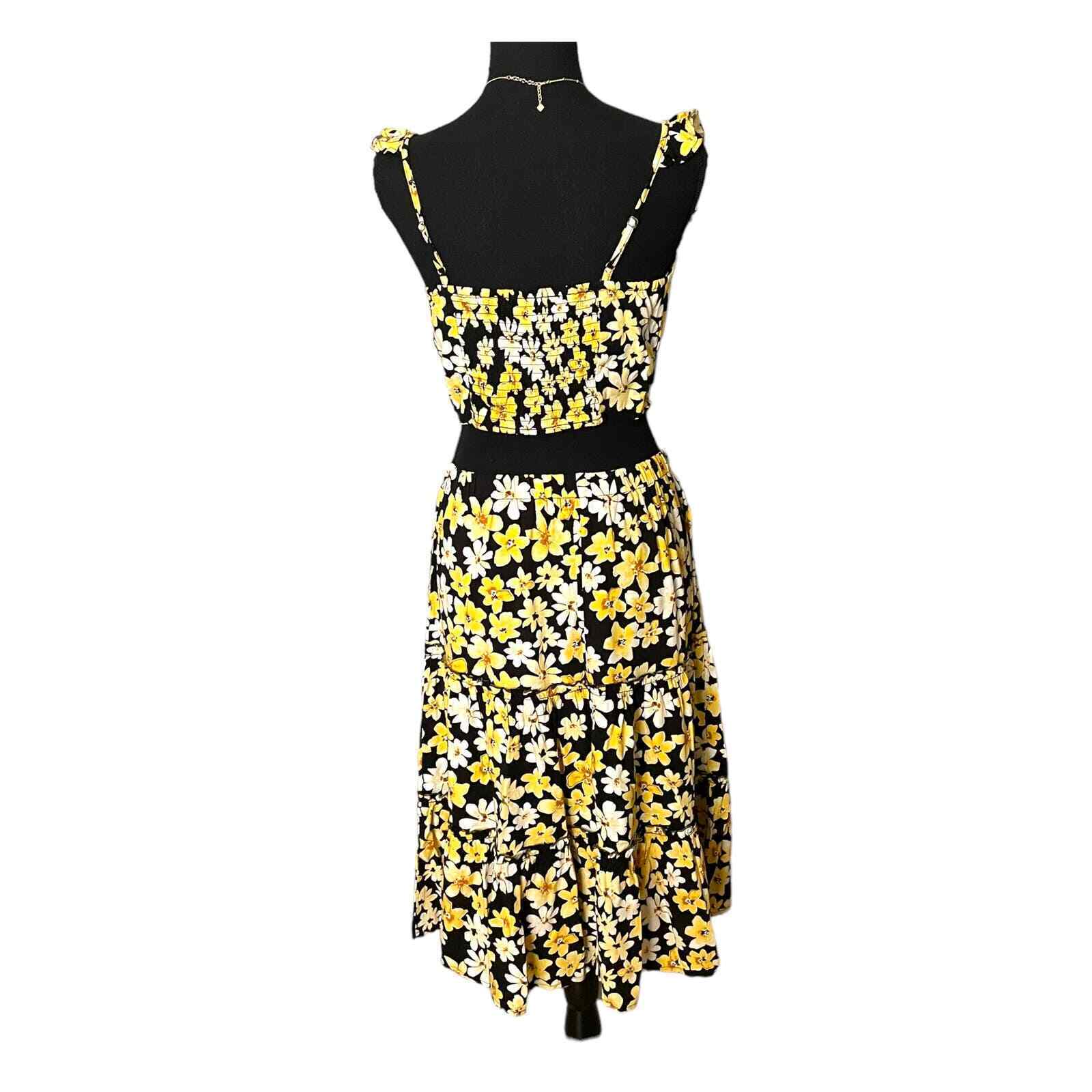 Mimi Chica Summer Spring Vacation Yellow Daisy Fl… - image 12