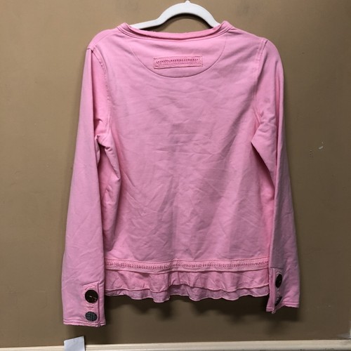 Neon Buddha Cape Side Pullover Pink Sweater Size Small NWT - Picture 2 of 7