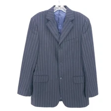 VITALE BARBERIS CANONICO Wool Pinstripe Blazer Sportcoat Jacket Italy Size IT 50