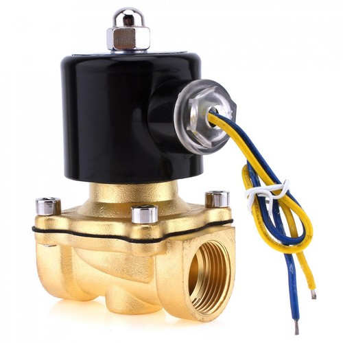 3/4" DC12V Electric Solenoid Valve Brass Pneumatic Valve for Water/Oil/Gas US - Picture 4 of 12