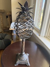 Cast Iron Pineapple Candle Holder
