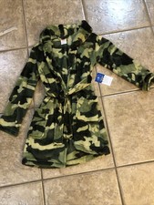 Wonder Nation Youth Boys Fleece Robe Camouflage Size 4-5