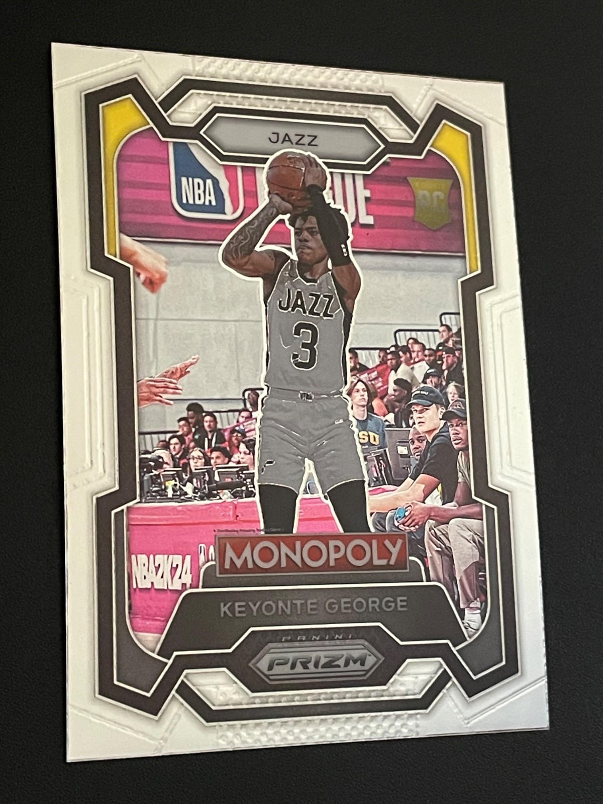 2023-24 Panini Prizm Monopoly Keyonte George #87 Base RC Utah Jazz