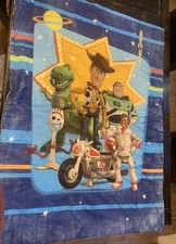 Toy Story 4 Toddler Comforter Crib Bedding Comforter Reversible 56x41 Buzz Woody