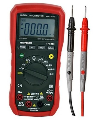  TP8268 AC DC Auto/Manual Range Digital Multimeter with NCV Feature 