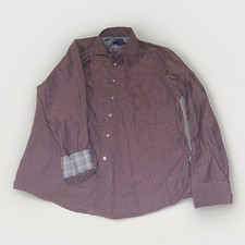 Egara Men Slim Fit Stretch Non Iron Profilo Tessile Dress Shirt Size XL