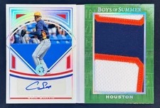 2025 Panini Boys Of Summer Cam Smith BOOKLET PATCH AUTO #/15 No. JSB-CST