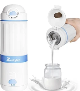 Zertylre Portable Baby Milk Warmer 500ML 70W 13500mAh Nouvelle boîte ouverte blanche