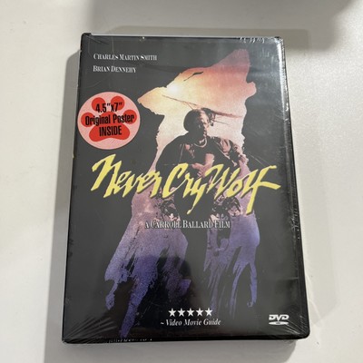 Never Cry Wolf 1983 Charles Martin Smith Anchor Bay DVD 2000 Sealed + Poster