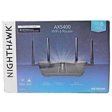 NETGEAR Nighthawk WiFi 6 Router(RAX54S) AX5400 5.4Gbps NO ANTENNAE, NO ADAPTER