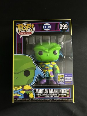 Funko Pop Martian Manhunter #399 SDCC 2023 Exclusive Limited Edition Comic Con