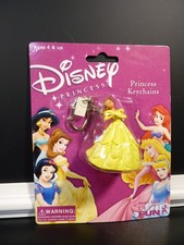 Beauty & the Beast Disney Princess Basic Fun Keychain "BELLE" New Sealed #1160