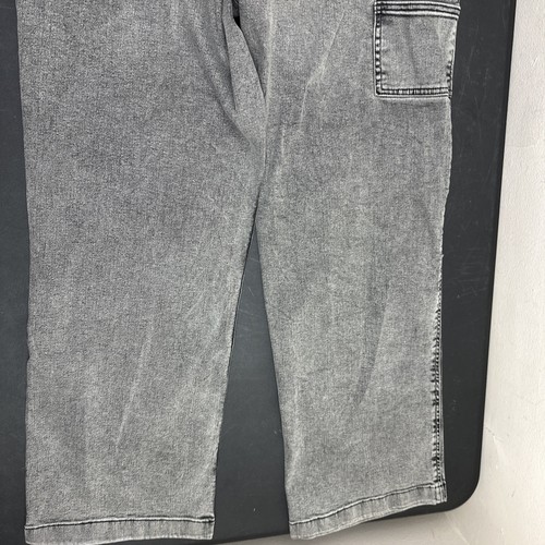 Abercrombie & Fitch Jeans Mens 36x32 Rigid Baggy Wide Leg Loose Skater Y2K Denim - Picture 5 of 8