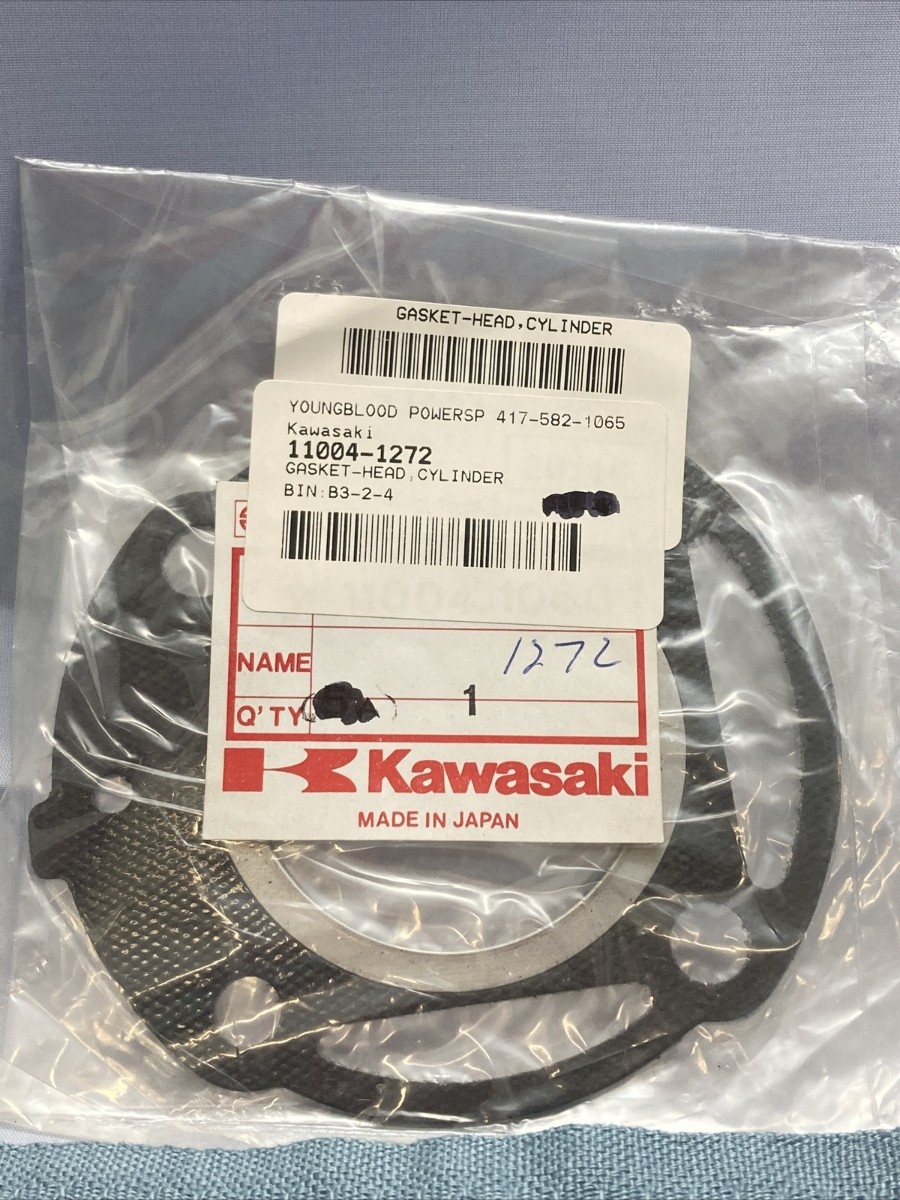 たそ GENUINE KAWASAKI 11004-1272 GASKET- HEAD CYLINDER for sale online