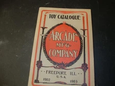 ARCADE TOY CATALOGUE,freeport,il.