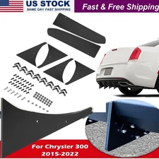 Upgrade Rear Diffuser Kit V1 For 15-22 Chrysler 300 Aluminum Increase Downforce