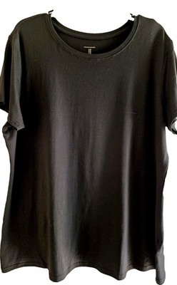 AMAZON ESSENTIALS Stretch Knit Tee - XXL - Scoop Neck, Short Sleeves