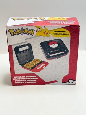 Uncanny Brands Pokemon Grilled Cheese Sandwich Maker Panini Press NEW