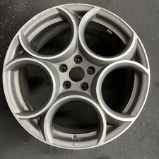 Alfa-Romeo Machined Grey Stelvio Original Wheel 19x8 2018-2025 Factory OEM 58172