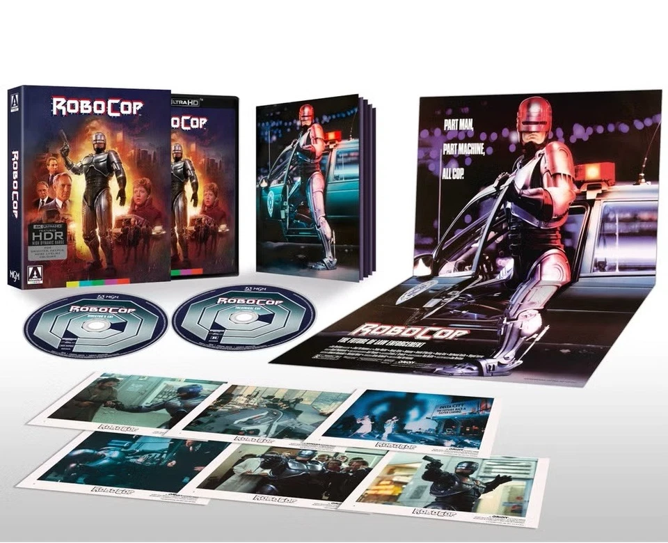 ROBOCOP (1987) Blu-ray Arrow Video LIMITED ED. Director's Cut + Theatrical Cut Foto 2 de 4
