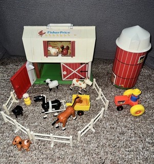 Vintage Fisher Price Little People Play Family Farm 915 FREE SHIPPING!!!