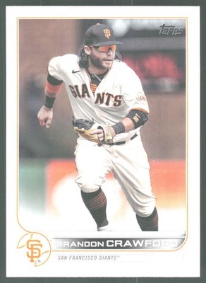 2022 Topps Series 1 Baseball 117 Brandon Crawford San Francisco Giants