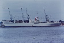 Blue Star Line Shipping Ship Boat 35mm Original Slide Ref 2475