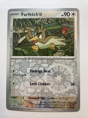 Farfetch'd 083/165 - Sv: Scarlet & Violet 151 Reverse Holo (NM)