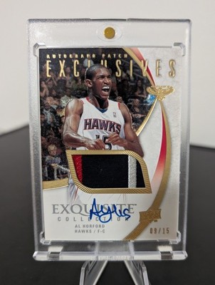 Al Horford 2007 2008 Upper Deck Exquisite Exclusive RC ROOKIE PATCH Auto RPA /15