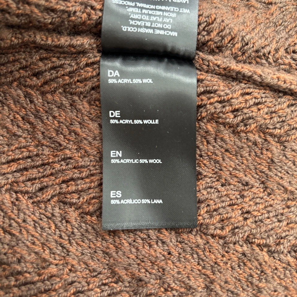 Vestido Suéter Kuhl Para Mujer Gia Talla Mediana Marrón Chocolate Espiga Cable Foto 4 de 4