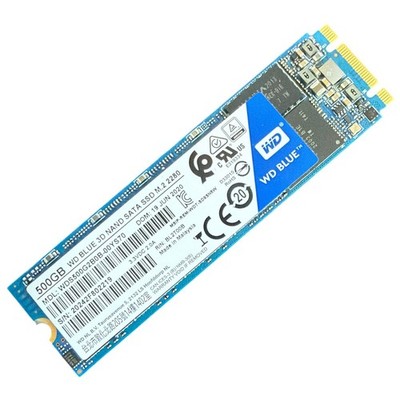 Western Digital WDS500G2B0B 500GB WD Blue 3D NAND SATA SSD M.2 2280