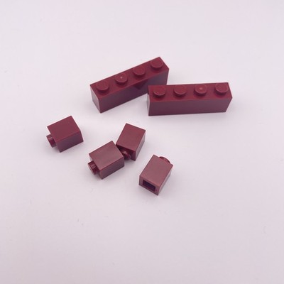 Lego Konvolut Steine Dark Red Genuine Lego