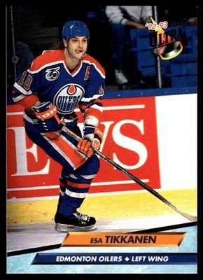 1992-93 Ultra #67 Esa Tikkanen Edmonton Oilers Hockey Card