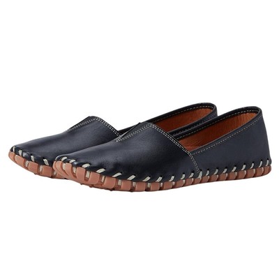 Spring Step Womens Kathaleta Loafer EU 36 US 5.5-6 Black Leather Slip-On NIB