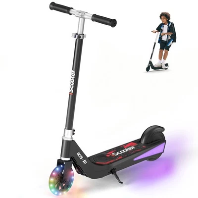 ISCOOTER Elektroscooter 15km/h Für Kinder 6+ Jahren Elektroroller Kinderroller E Roller