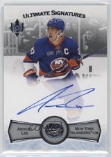 2022-23 Upper Deck Ultimate Collection Signatures Anders Lee #US-AL Auto