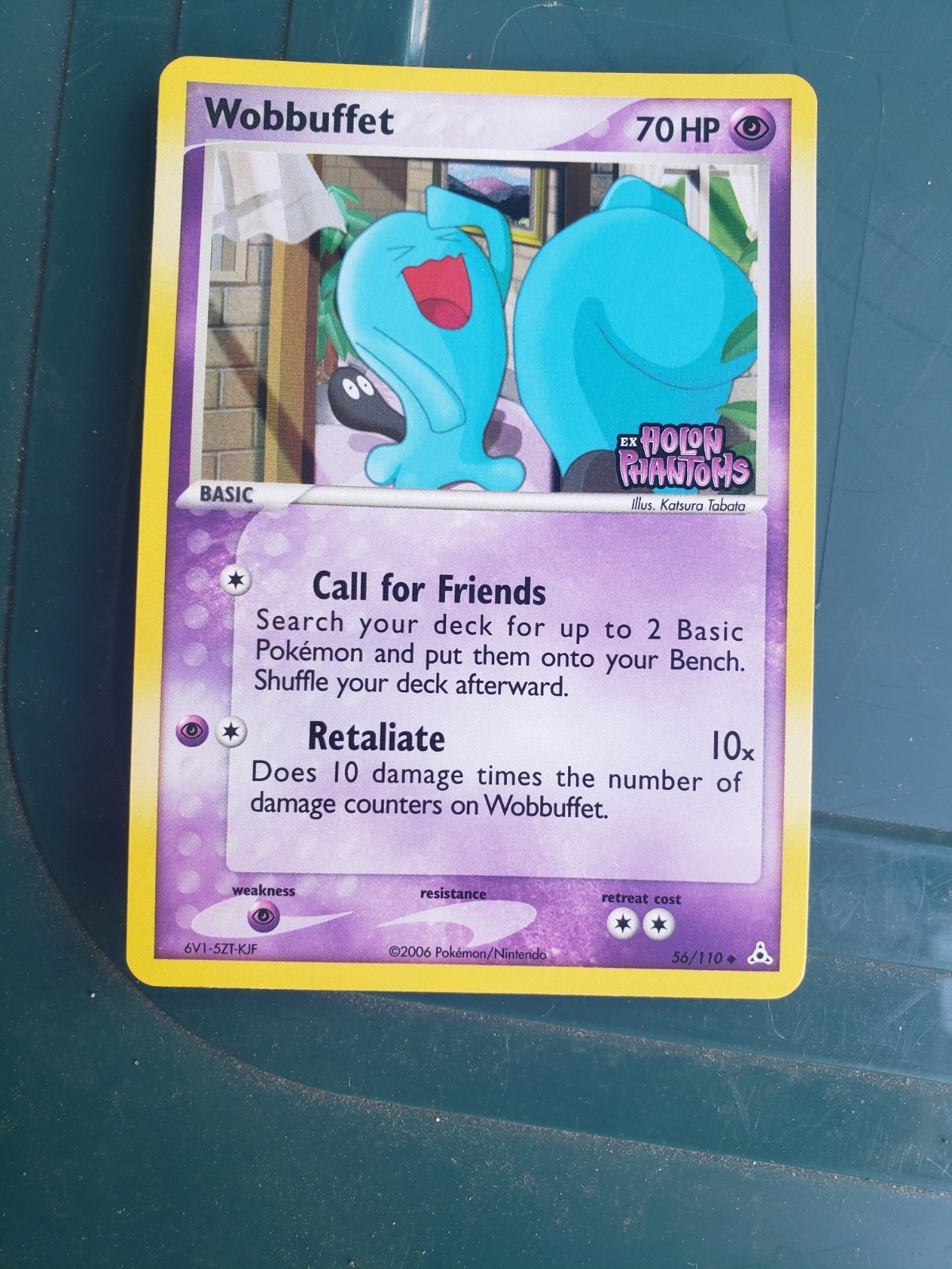 Pokemon TCG Wobbuffet 56/110 Reverse Holo Stamped EX Holon Phantoms NM