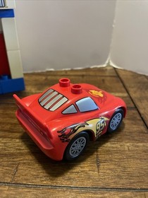 LEGO DUPLO 5828 Big Bentley Disney Pixar Cars 2 Set Lightning McQueen Mater Finn