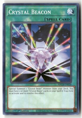 #SDCB-EN020 - Crystal Beacon - 1st Ed WB1 C Lightly played