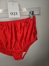 Vintage Vanity Fair Red Panties Lace Detail Style 13-074 Size 6 / 42