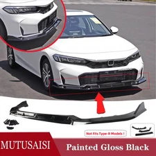 For Honda Civic 11.5th 2025 2026 Front Bumper Lip Splitter Spoiler (Painted)