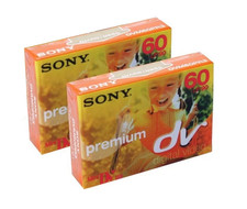 Lot 2 Cassette Sony Premium pour caméscope Mini DV (Réf#B-418)
