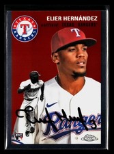 Elier Hernandez 2023 Topps Chrome Platinum #33 Texas Rangers Rookie *022