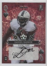 2023 Wild 5 Card Draw Stacked Deck Red Sparkles Foil 2/2 Daniel Barker Auto 1l12