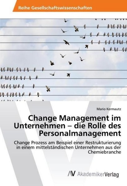 Change Management Im Unternehmen - Die Rolle Des Personalmanagement Mario Kermau-image