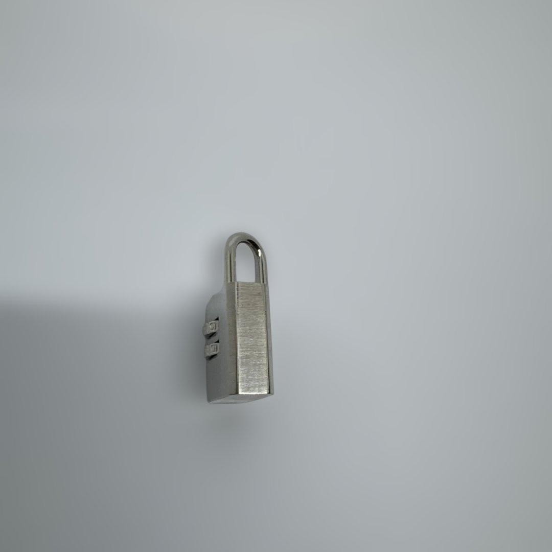 Authentic Prada Silvertone Brass Combination Lock… - image 17