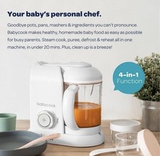 BEABA Babycook Solo 4 in 1 Baby Food Maker,Baby Food Processor Baby Food Steamer