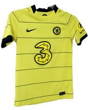NIKE CHELSEA FOOBALL "SOCCER" CLUB BOYS PULISIC #10 SHORT SLEEVE SHIRT MEDIUM